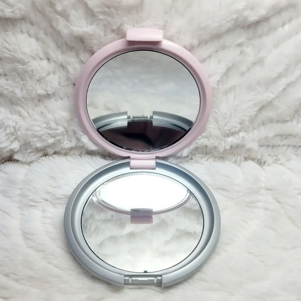 Vtg Avon 2005 Reflections Of You Double Compact Pink Mirror 3 Inch Jeweled New